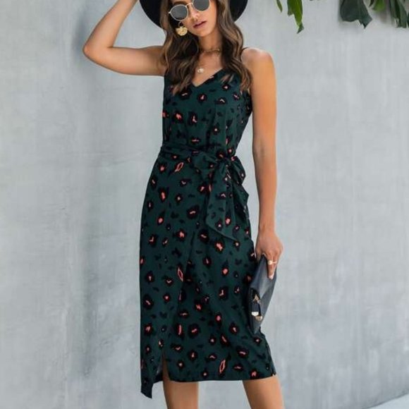 FIERCE DOLLZ All over animal print midi Dress - Picture 4 of 9